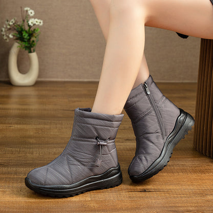 Women's Fleece-lined Waterproof Anti-slip Snow Boots