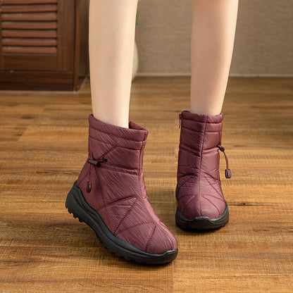 Women's Fleece-lined Waterproof Anti-slip Snow Boots