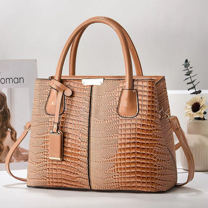 Sac à main pour femme grande capacité, tendance et texturé